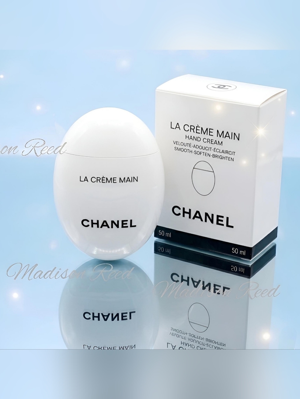 Chanel La Crème Main Hand Cream 50ml NEW Sealed Authentic Luxury White Egg